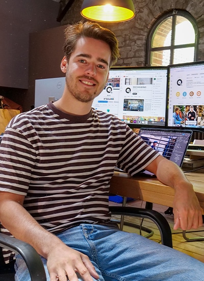 Joep, content marketeer bij QicQ