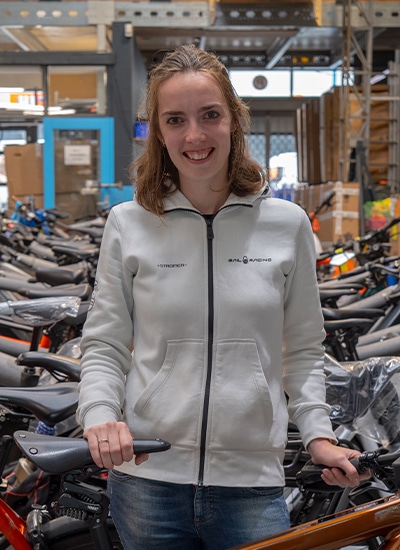 Sandy, backoffice medewerker bij QicQ