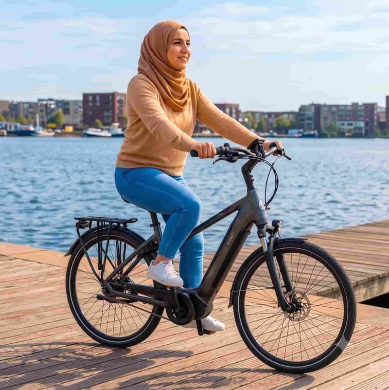 Jonge-vrouw-fietst-8-weken-gratis-800x800